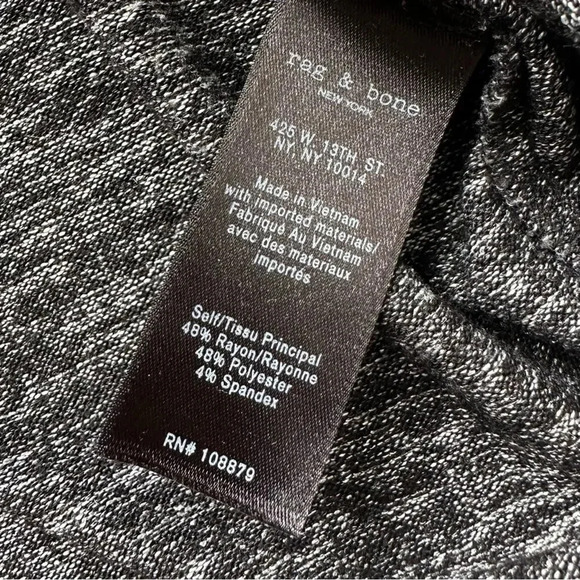 rag & bone Gray Lightweight Sweater Top Medium - Picture 4 of 4